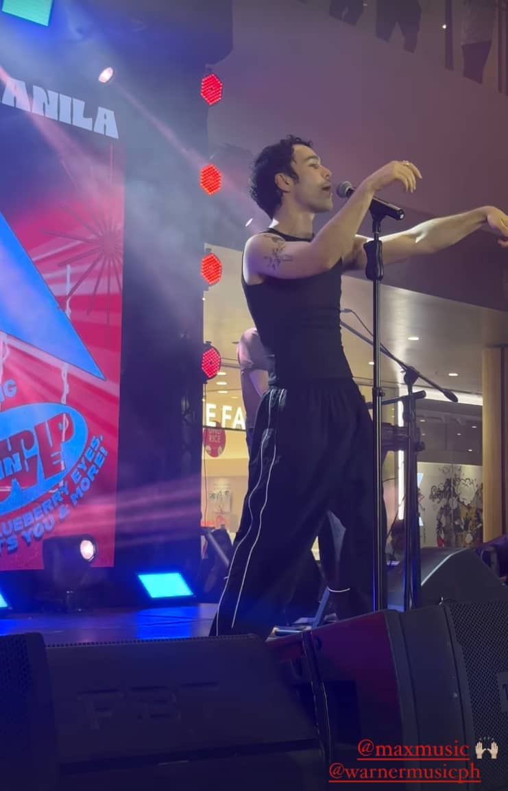 MAX at his One Ayala mall show